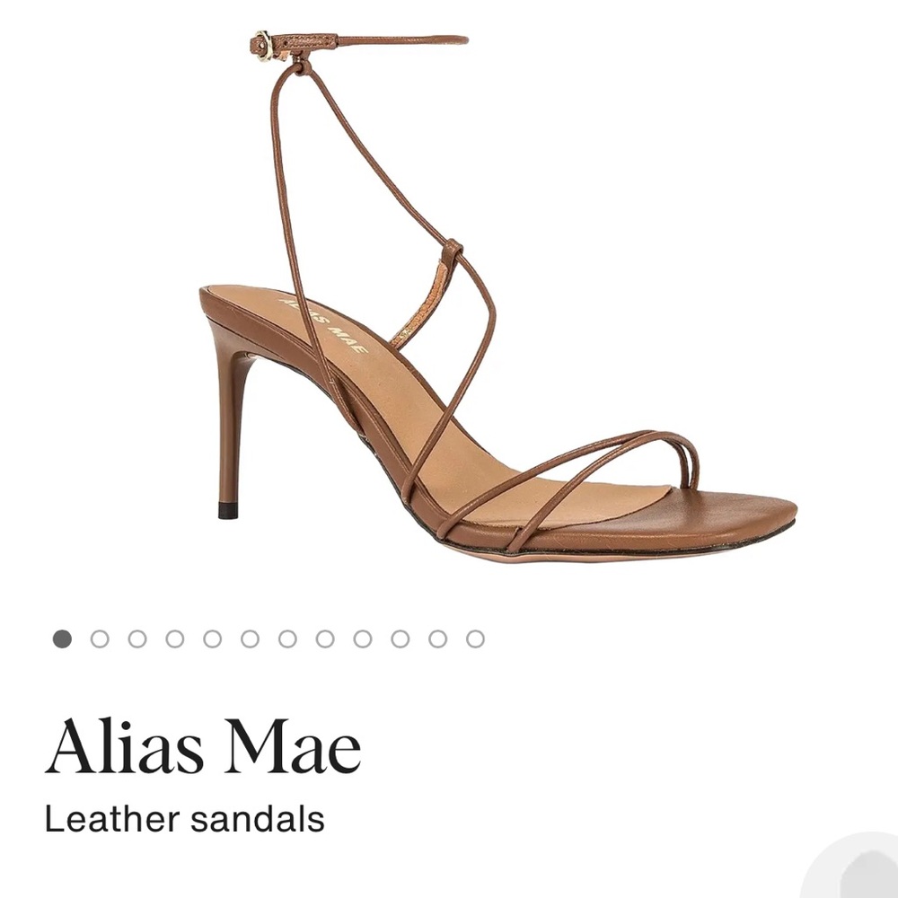 Alias Mae via Revolve Inez heels in brown size 37 (7US)